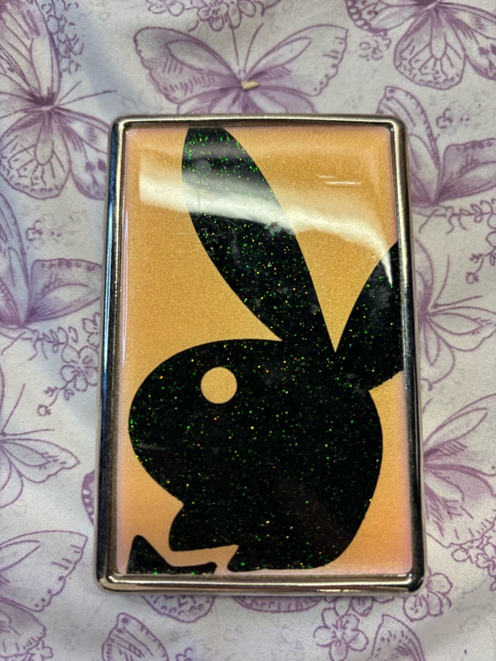 🗝️Vintage PLAYBOY Bunny Metal Card Holder